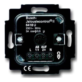 Busch-Jaeger Module de base pour volet roulant 2 contacts 3A 690VA 6418 U