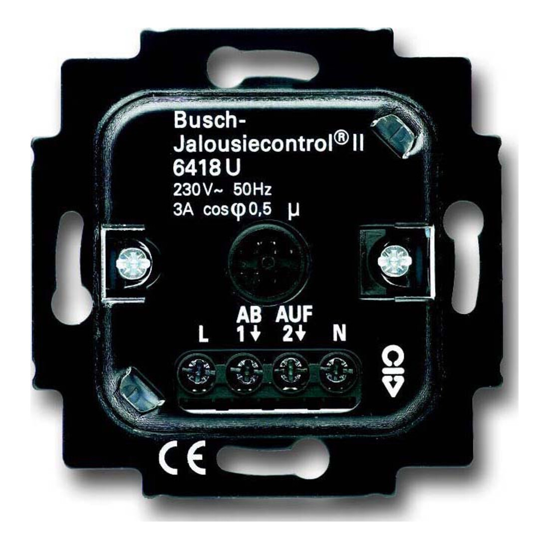 Busch-Jaeger Module de base pour volet roulant 2 contacts 3A 690VA 6418 U