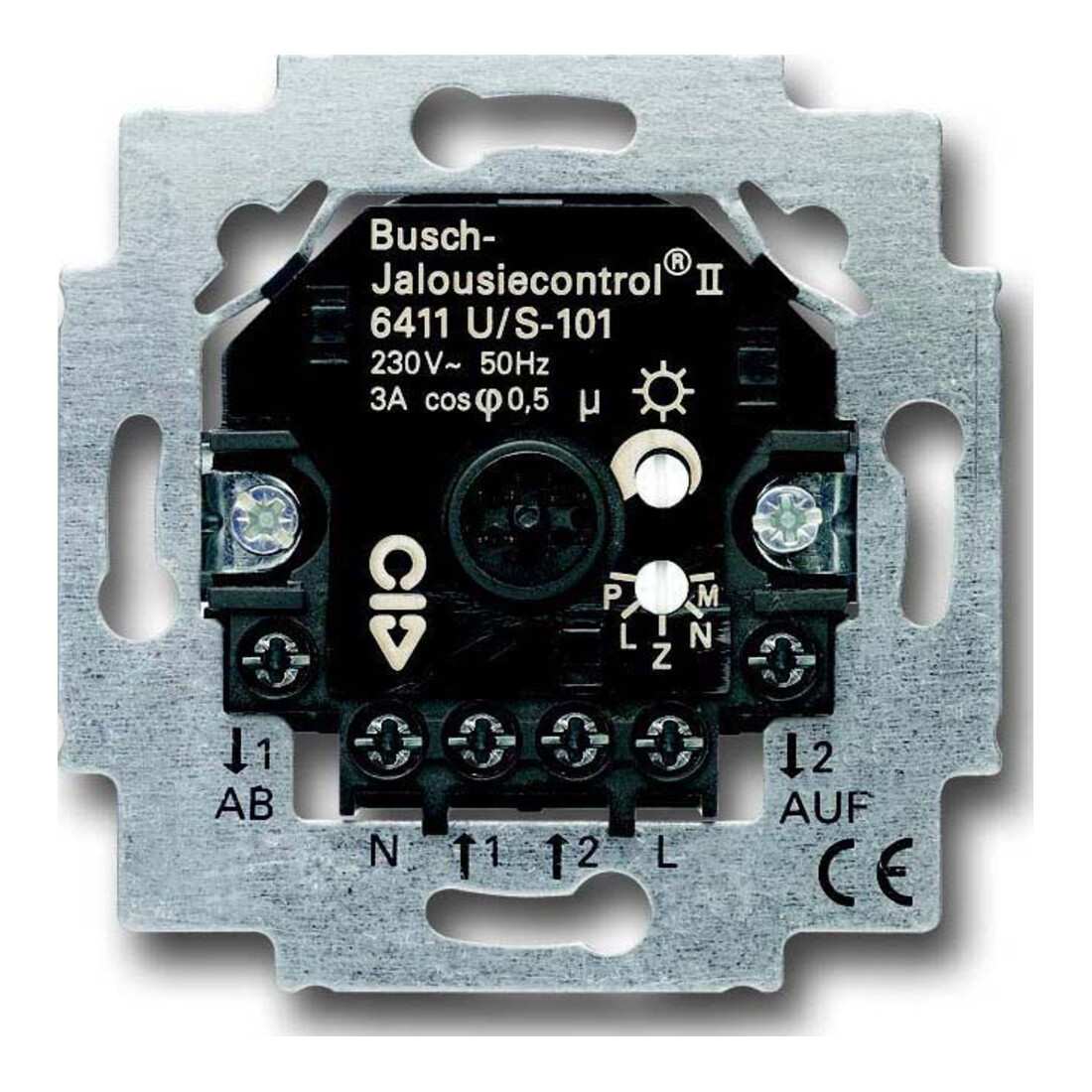 Busch-Jaeger Module de commande de volet roulant 2 fermetures 3A 690VA 6411 U/S-101