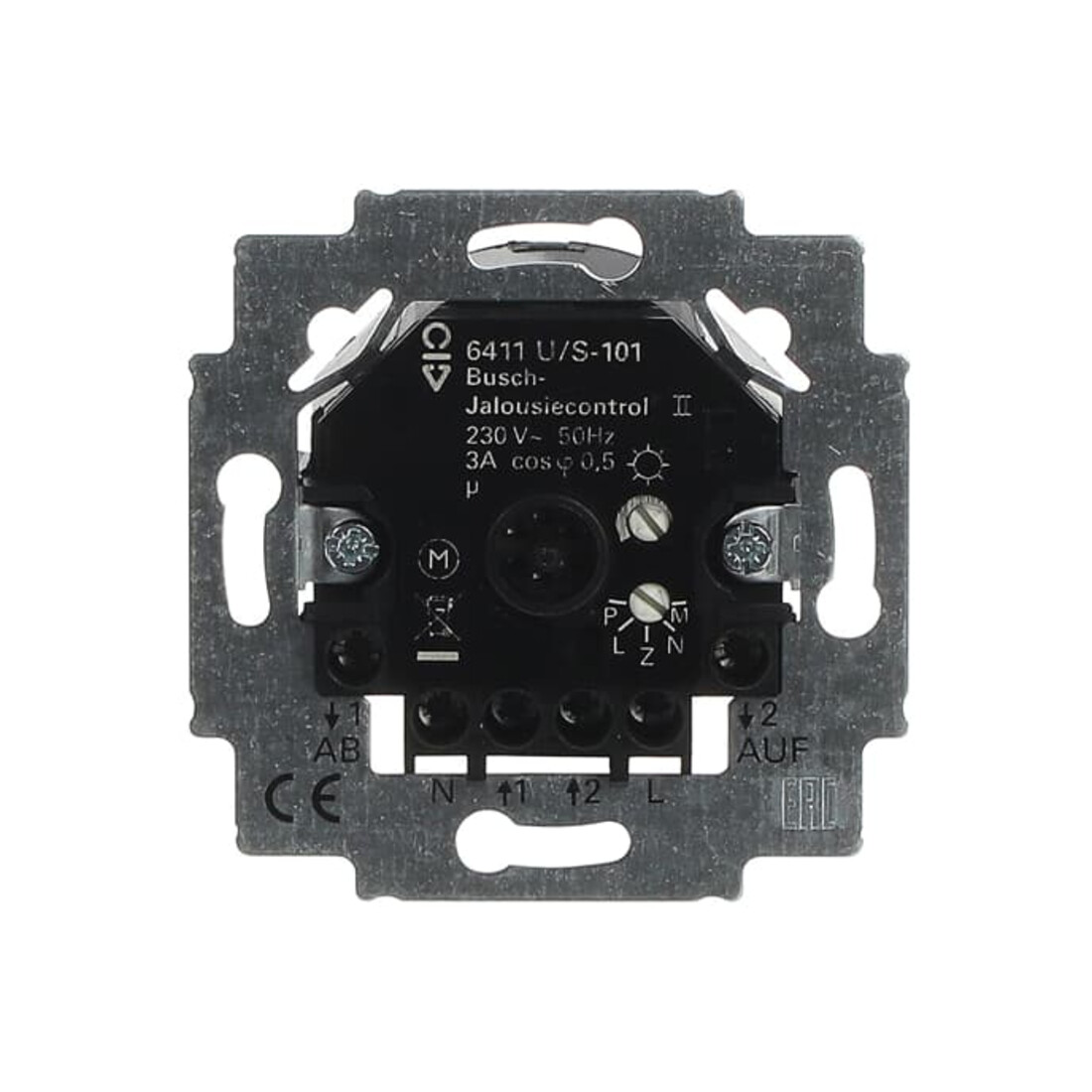Busch-Jaeger Module de commande de volet roulant 2 fermetures 3A 690VA 6411 U/S-101