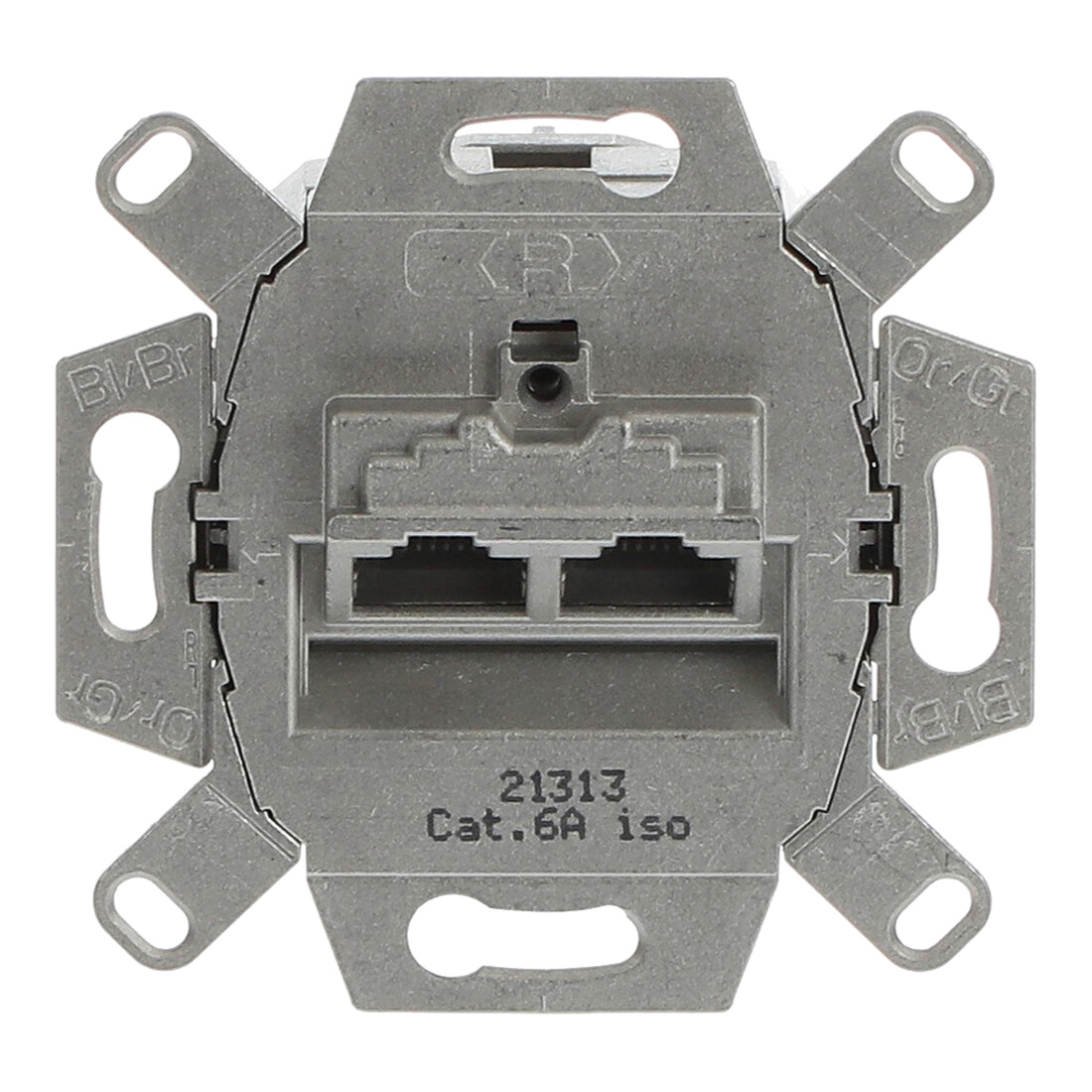 Busch-Jaeger Module encastré UAE Cat. 6, double 0218/12-101