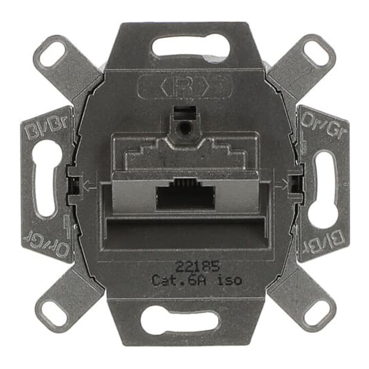 Busch-Jaeger Module encastré UAE Cat. 6, simple 0218/11-101