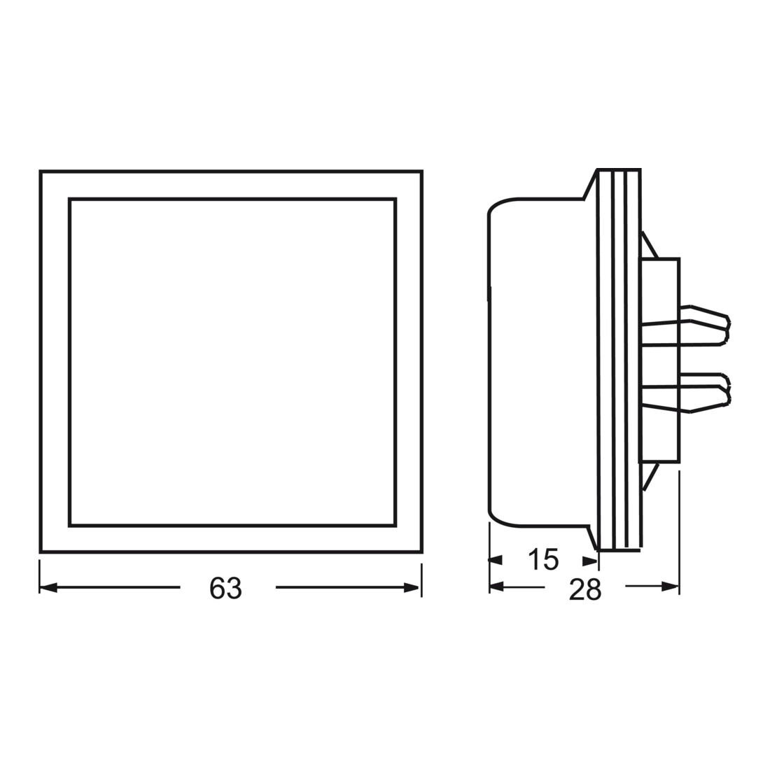 Busch-Jaeger Module lumineux à faisceau unique 2068/11-84