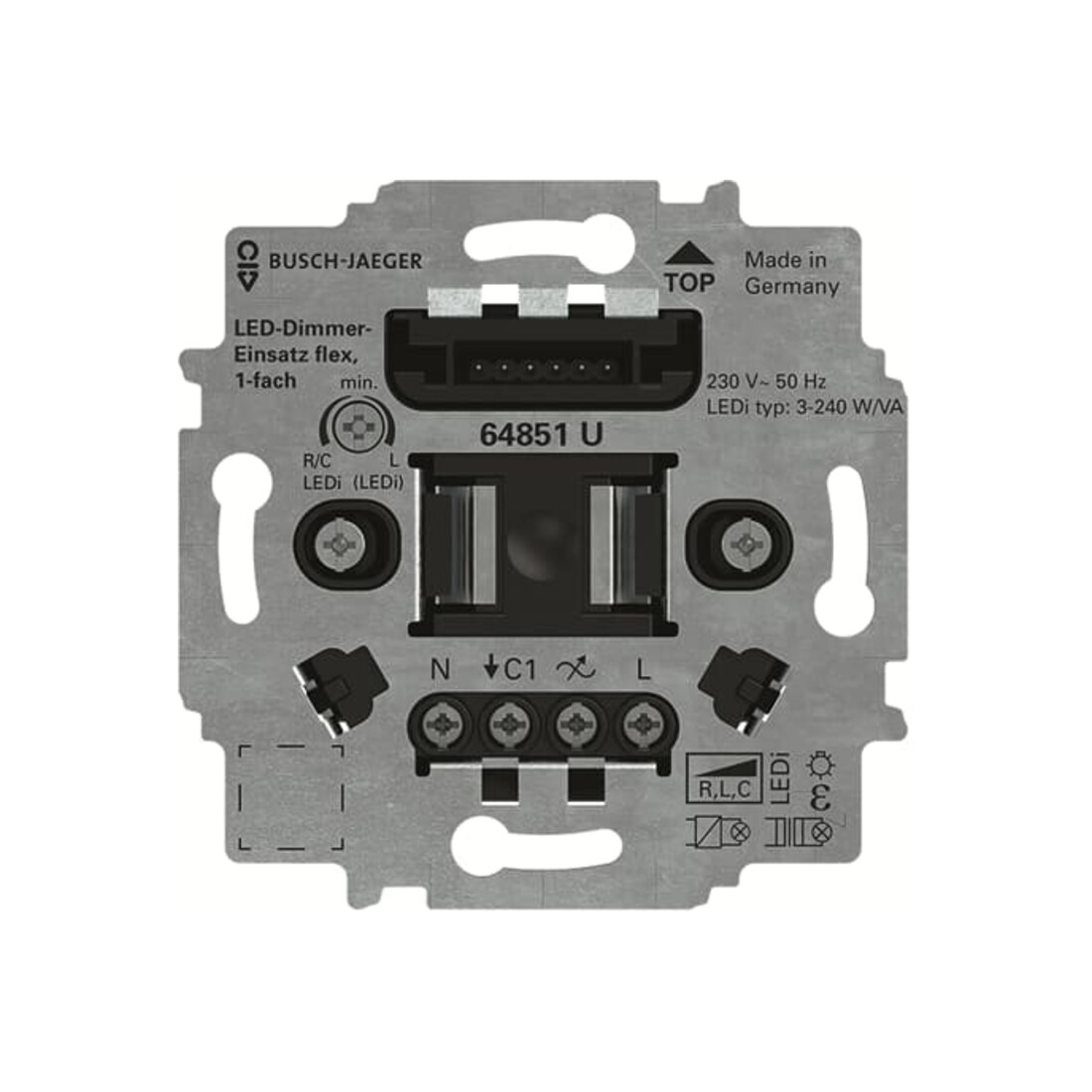 Busch-Jaeger Module variateur tactile LED flex 64851 U