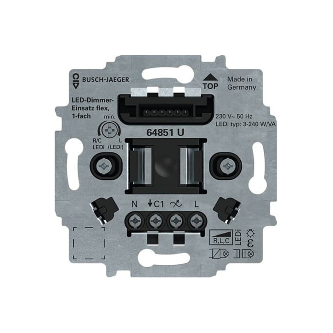 Busch-Jaeger Module variateur tactile LED flex 64851 U