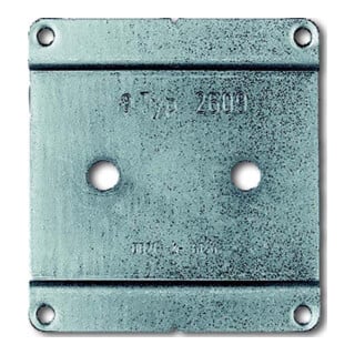 Busch-Jaeger Montageplatte 1-fach 2609 WS