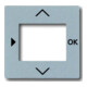 Busch-Jaeger Plaque centrale alu/sil pour minuterie 6435-83