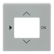 Busch-Jaeger Plaque centrale alu/sil pour minuterie 6435-83-3