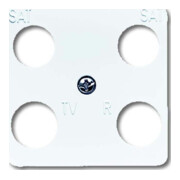 Busch-Jaeger Plaque centrale aws antenne, quadruple 1743-04-214-1