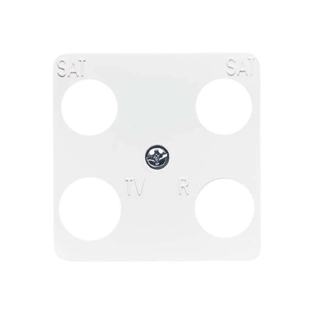 Busch-Jaeger Plaque centrale aws antenne, quadruple 1743-04-214