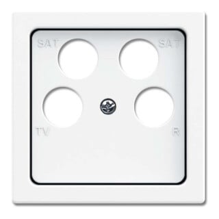 Busch-Jaeger Plaque centrale blanc studio 1743/10-04-84