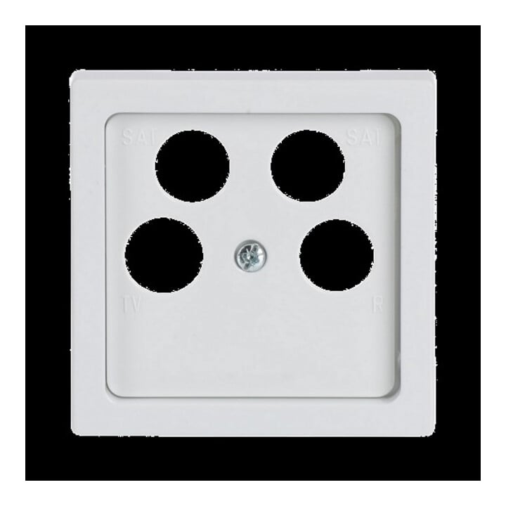 Busch-Jaeger Plaque centrale blanc studio 1743/10-04-84