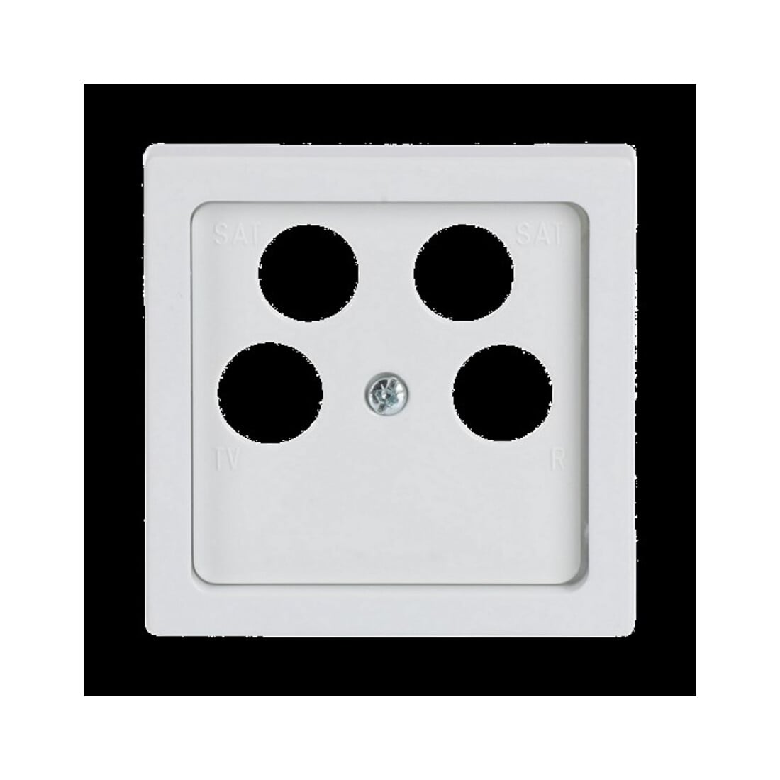 Busch-Jaeger Plaque centrale blanc studio 1743/10-04-84