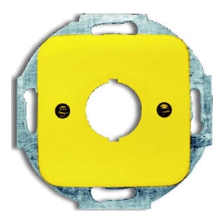 Busch-Jaeger Plaque centrale jaune 22,5 mm pour dispositifs de commande 2533-214-15