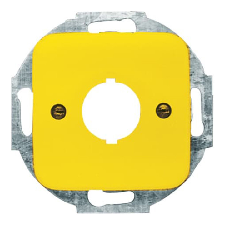 Busch-Jaeger Plaque centrale jaune 22,5 mm pour dispositifs de commande 2533-214-15