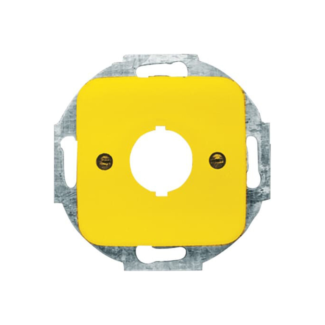 Busch-Jaeger Plaque centrale jaune 22,5 mm pour dispositifs de commande 2533-214-15