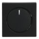 Busch-Jaeger Plaque centrale noire mate pour variateur rotatif 6540-885-102