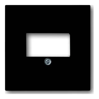 Busch-Jaeger Plaque centrale noire mt pour UAE/TAE/LS 1766-885
