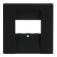 Busch-Jaeger Plaque centrale noire mt pour UAE/TAE/LS 1766-885