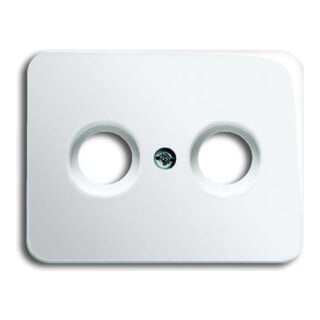 Busch-Jaeger Plaque centrale sws pour prise antenne 2 trous 1743-24G