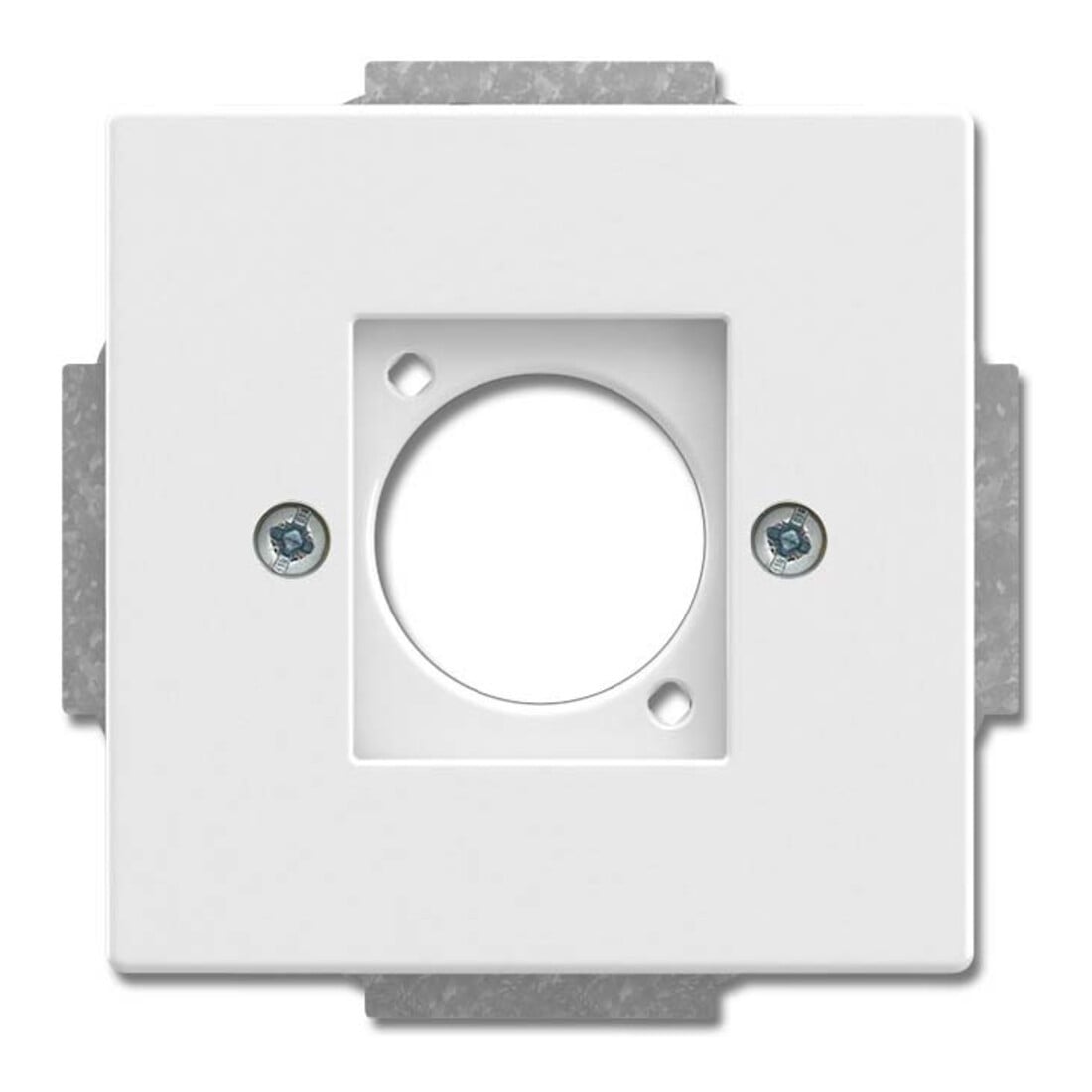 Busch-Jaeger Plaque centrale XLR blanc studio 2553-84