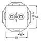 Busch-Jaeger Potentialausgleich aws 2-fach UP 2095 UC-214