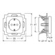 Busch-Jaeger Prise encastrable aws 20 EUCQ-214