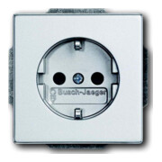 Busch-Jaeger Prise encastrée alusi Schuko 2P+E 16A 250V 20 EUCKS-83-1