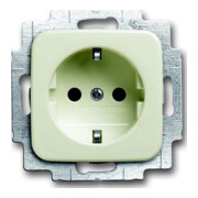 Busch-Jaeger Prise encastrée avec protection tactile, blanc 20 EURKS-212-1