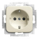 Busch-Jaeger Prise encastrée avec protection tactile, blanc 20 EURKS-212