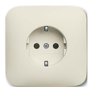 Busch-Jaeger Prise encastrée blanche avec connexion enfichable 20 EUJ-212