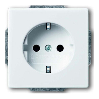 Busch-Jaeger Prise encastrée dav/sws Schuko 2P+E 16A 250V 20 EUC-84