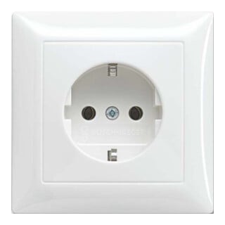 Busch-Jaeger Prise encastrée SCHUKO alpin blanc 20 EUJ-914