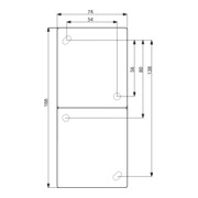 Busch-Jaeger Prise Schuko 2x horizontale 20/2 EWN-53-5