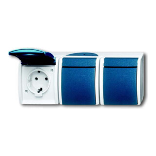 Busch-Jaeger Prise Schuko 3x horizontale 2300/3 EW-53
