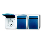 Busch-Jaeger Prise Schuko 3x horizontale 2300/3 EW-53-1
