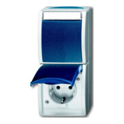 Busch-Jaeger Prise SCHUKO combinée avec interrupteur bascule 2601/6/20 EBW-53-1