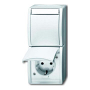 Busch-Jaeger Prise SCHUKO combinée avec interrupteur bascule 2601/6/20 EBW-54-1