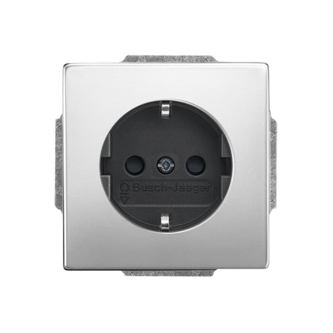Busch-Jaeger Prise SCHUKO encastrable acier inoxydable 2300 EUCB-866