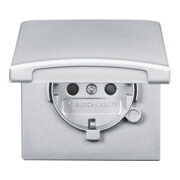 Busch-Jaeger Prise Schuko encastrable IP44 alusilber 20 EUGKB-33-101-3