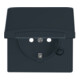 Busch-Jaeger Prise Schuko encastrable IP44 anthracite 20 EUGKB-35-101