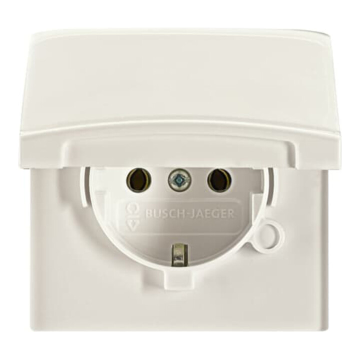 Busch-Jaeger Prise Schuko encastrable IP44 blanche 20 EUGK-32-101