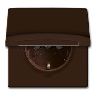 Busch-Jaeger Prise Schuko encastrable IP44 brun 20 EUGKB-31-101