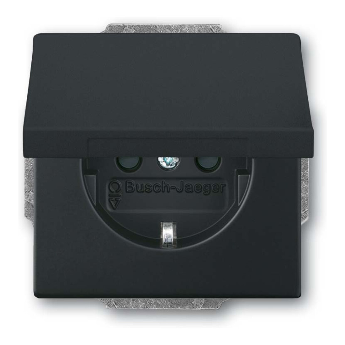 Busch-Jaeger Prise SCHUKO encastrable noir mat 20 EUKB-885
