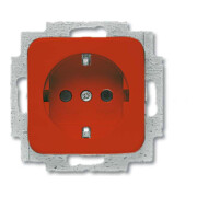 Busch-Jaeger Prise SCHUKO encastrable rouge 20 EUC-217-101-1
