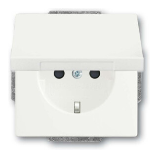 Busch-Jaeger Prise SCHUKO encastrée blanc mat studioweiß 20 EUKB-884