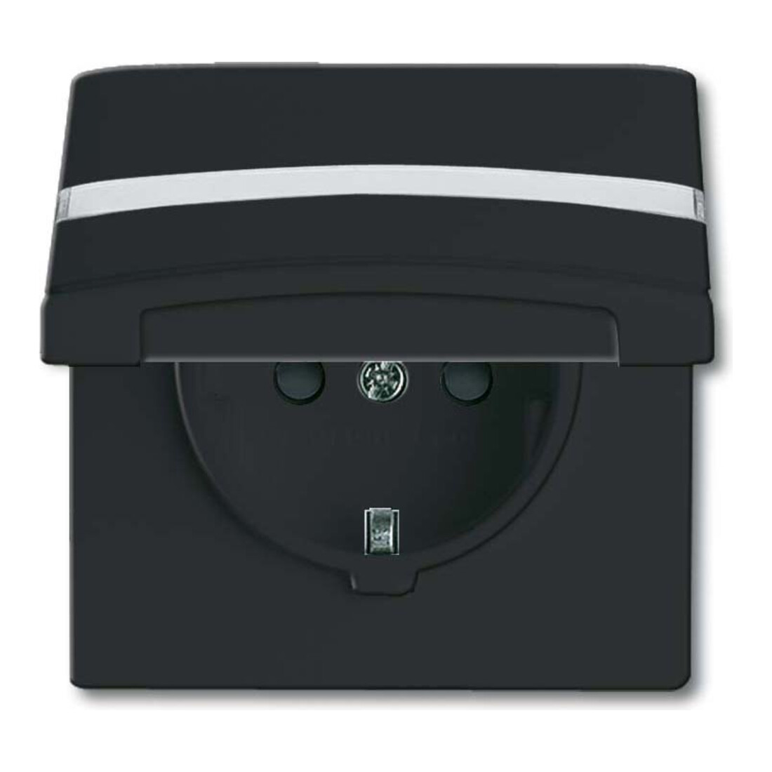 Busch-Jaeger Prise Schuko encastrée IP44 anthracite 20 EUGKBN-35-101