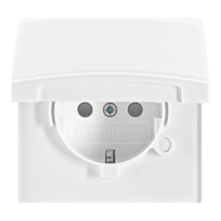 Busch-Jaeger Prise Schuko encastrée IP44 blanc alpin 20 EUGKB-34-101