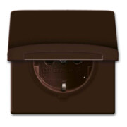 Busch-Jaeger Prise Schuko encastrée IP44 marron 20 EUGK-31-101-1