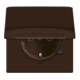 Busch-Jaeger Prise Schuko encastrée IP44 marron 20 EUGK-31-101
